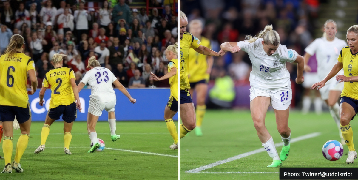 Watch Alessia Russo’s exquisite back-heel nutmeg in Euro semi-final
