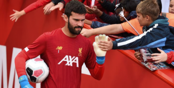 Alisson Becker is set to return to full training on Sunday