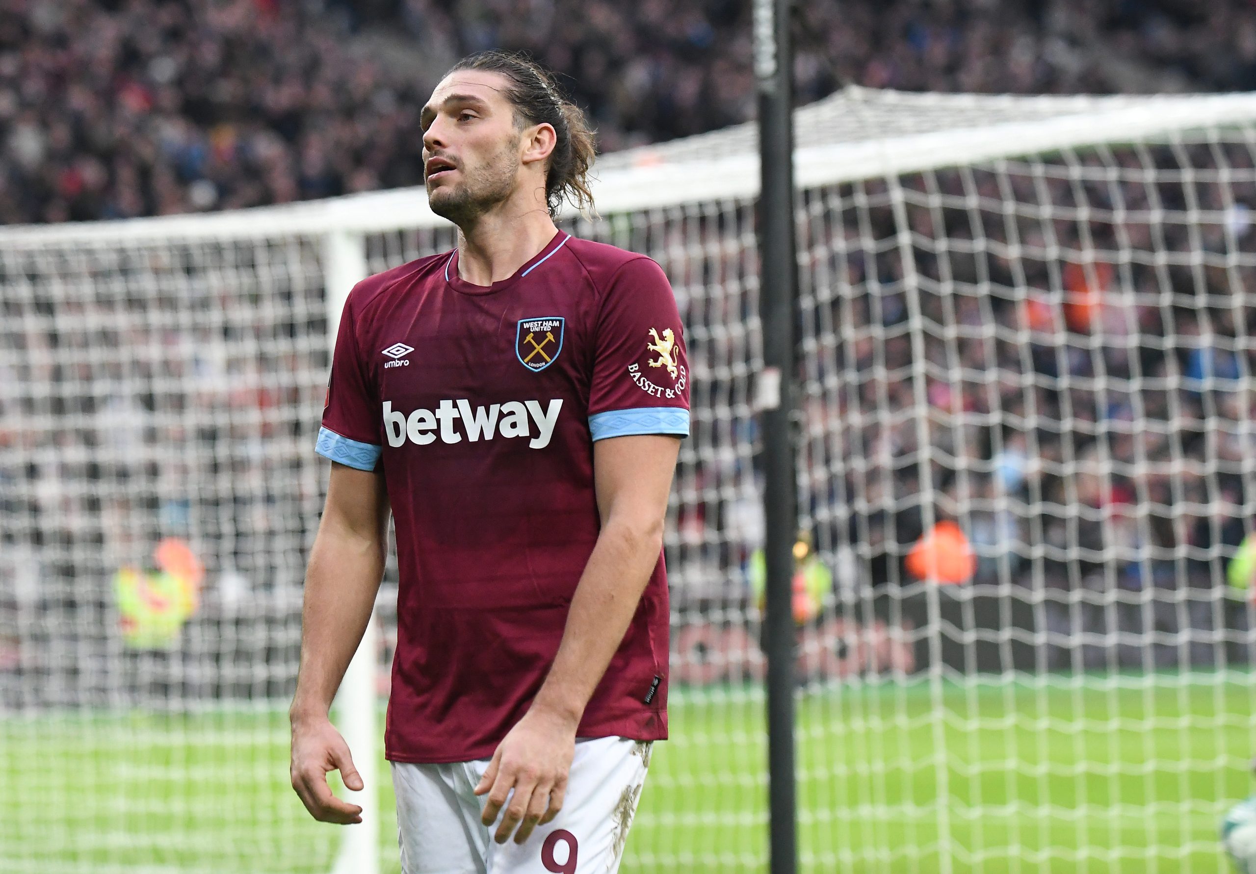 Andy Carroll man bun