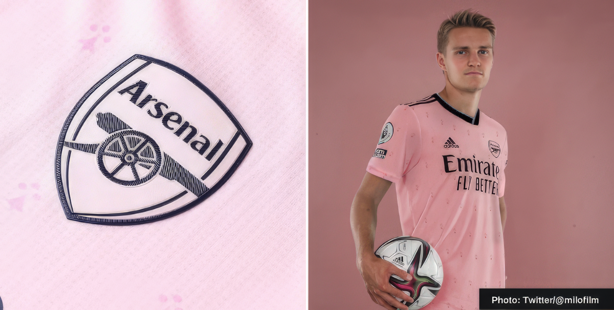 Arsenal pink third kit leaked