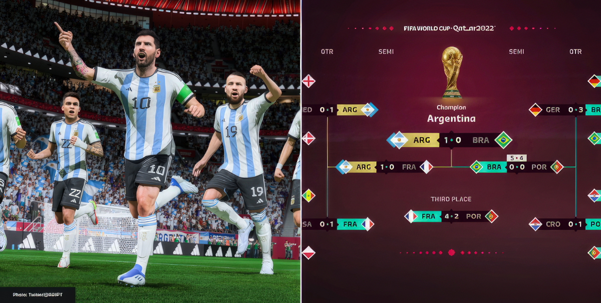 FIFA 23 simulator predicts Argentina 2022 World Cup Champs