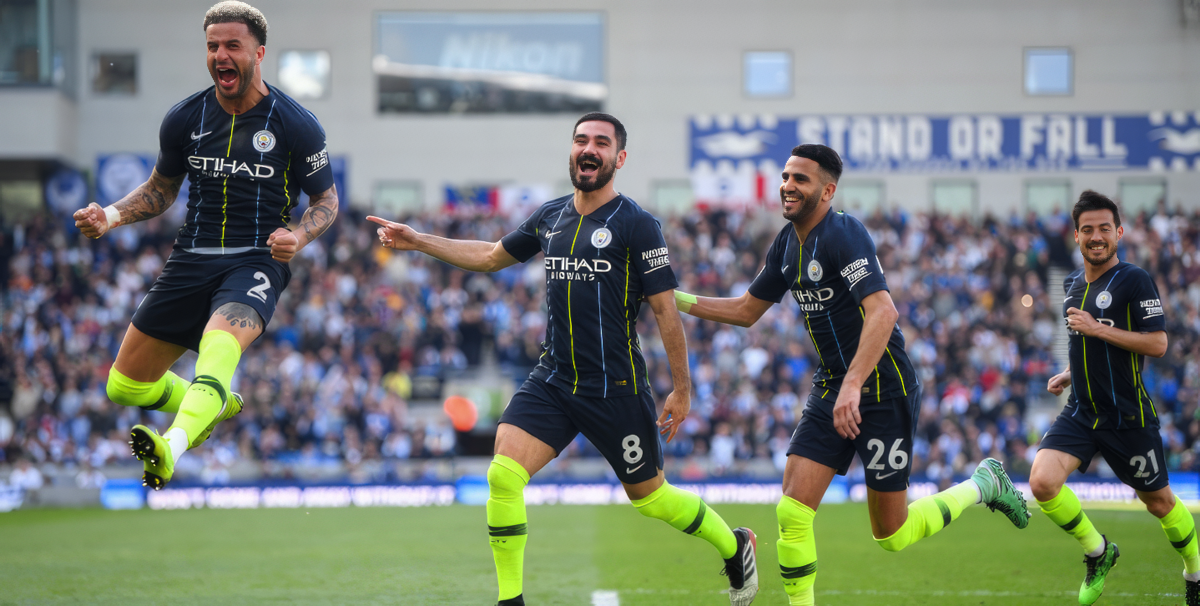 Manchester City win back-to-back Premier League titles
