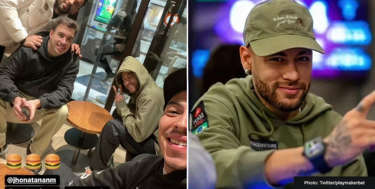 Neymar’s poker night ends with a Big Mac after Bayern loss
