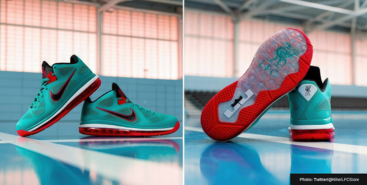 Nike and Liverpool drop the “Lebron 9 Low” shoe