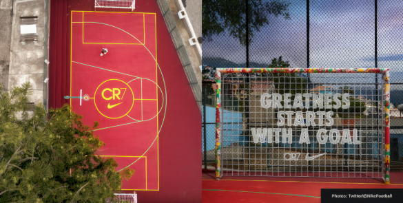 Nike unveils CR7-theme pitch in Portugal to celebrate the player’s latest feat