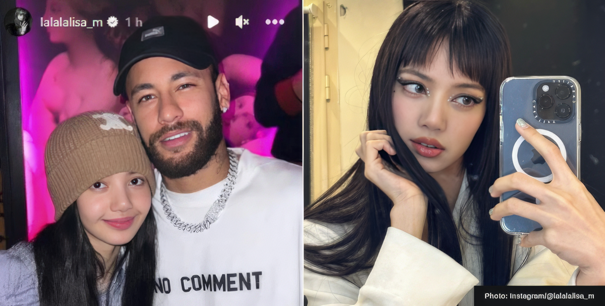 PSG star Neymar poses with BLACKPINK’s Lisa in new friendship