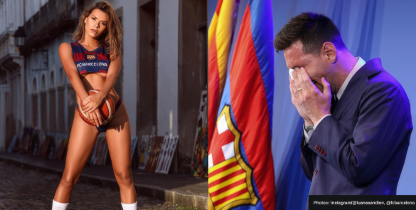 Playboy model who bid $600k for Messi's farewell tissue has special plans for it