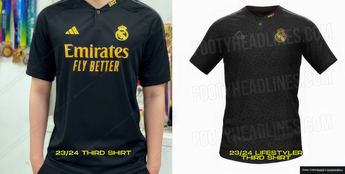 Real Madrid’s new 2023/24 “Lifestyler” third kit leaked