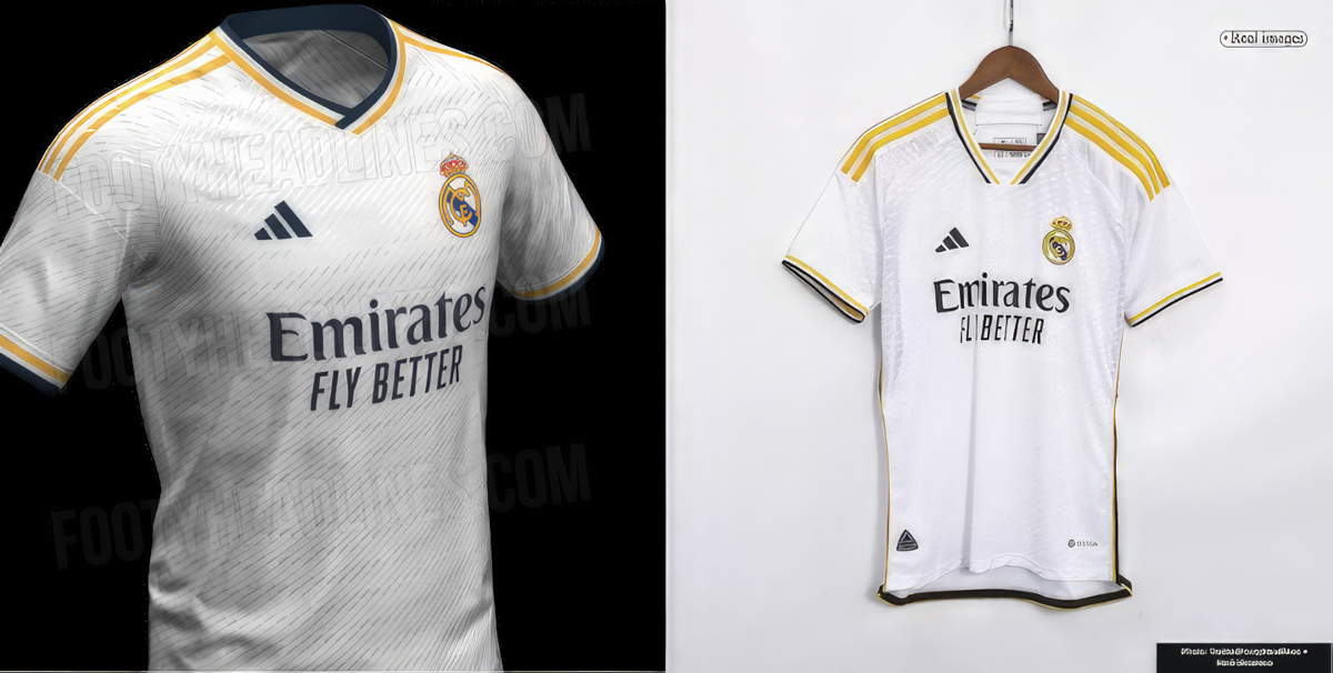 Leaked online: Real Madrid’s new 2023/24 golden home kit