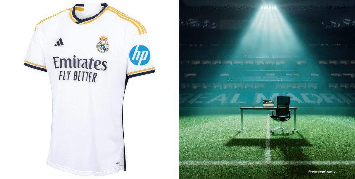 A first: Real Madrid announces pioneering sleeve sponsorship with HP