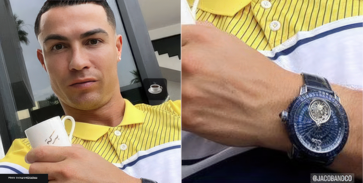 Ronaldo showcases $700k Jacob & Co watch on Instagram