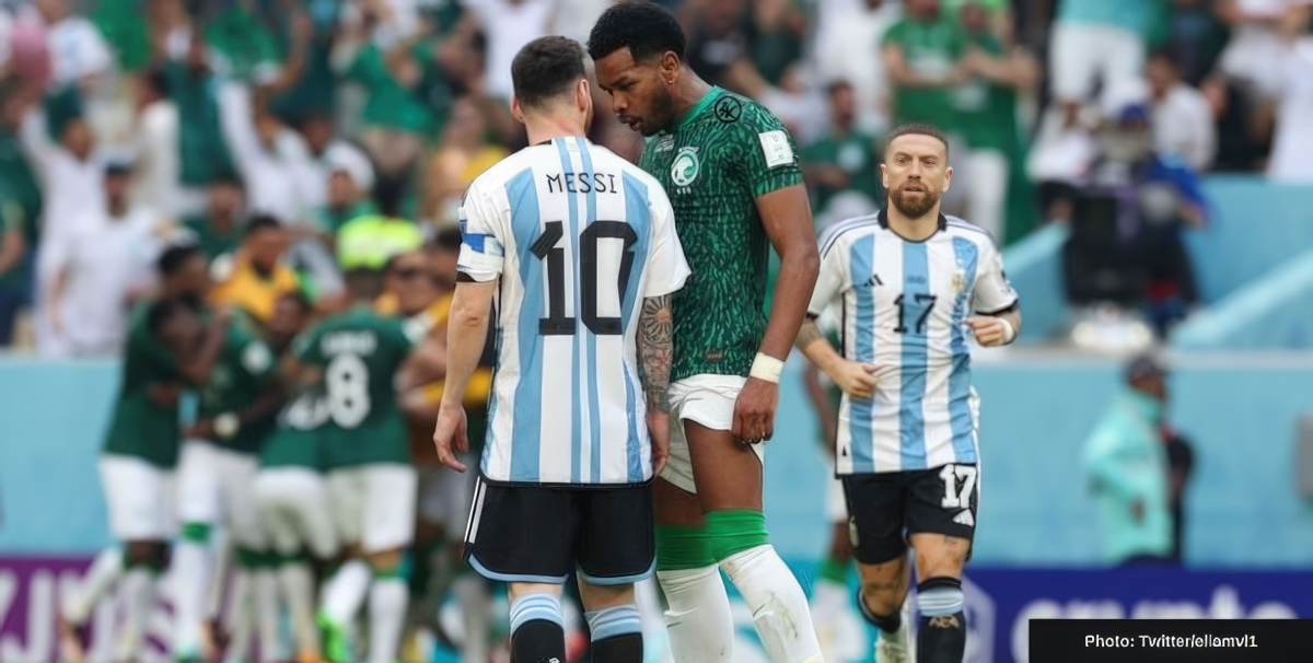 Taunting words from the Saudi Arabia defender that left Messi shook