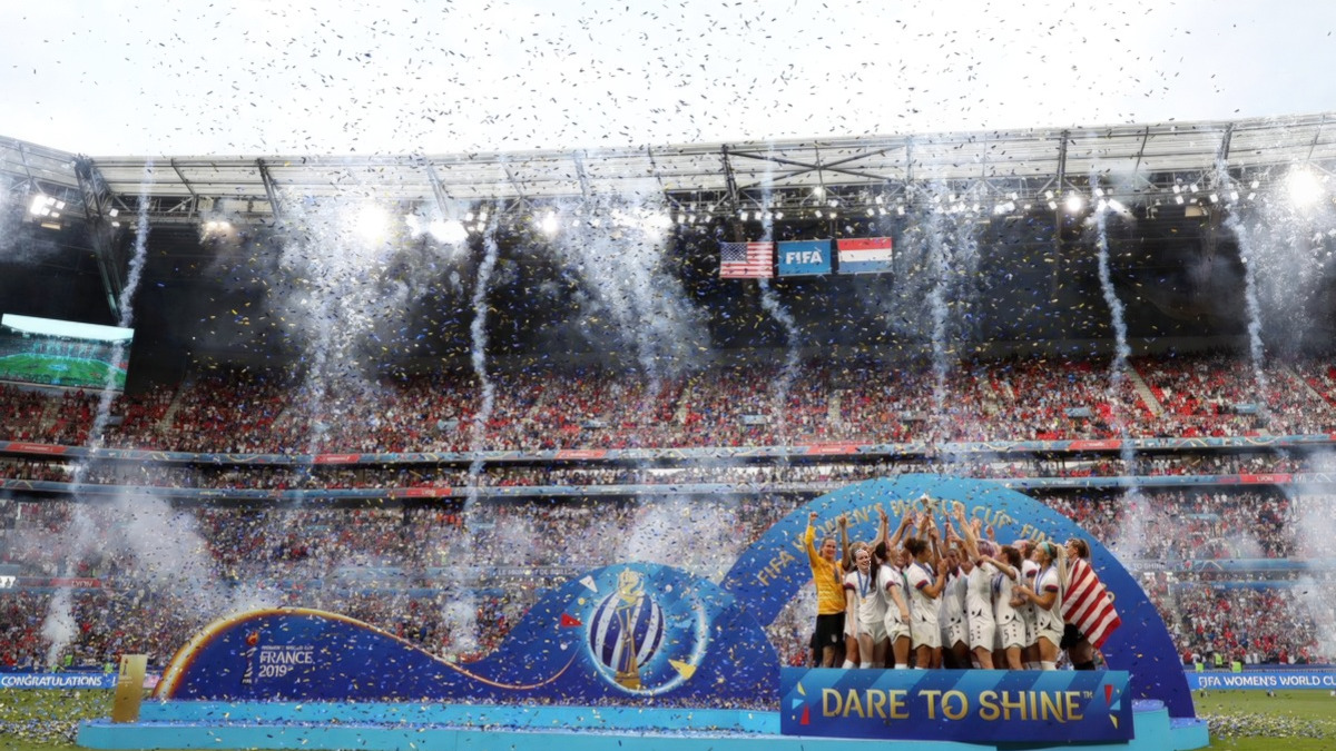 The USWNT win their fourth World Cup, second consecutive title