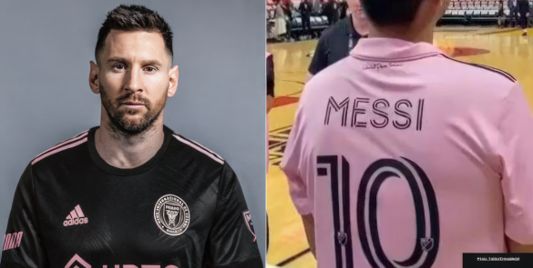 What number shirt is Messi wearing at Inter Miami?