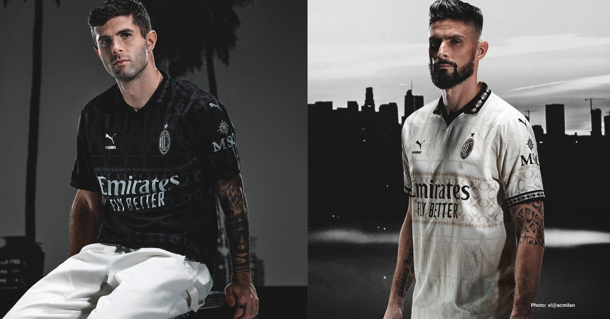 Pulisic stars in AC Milan’s LA-themed new fourth kit launch