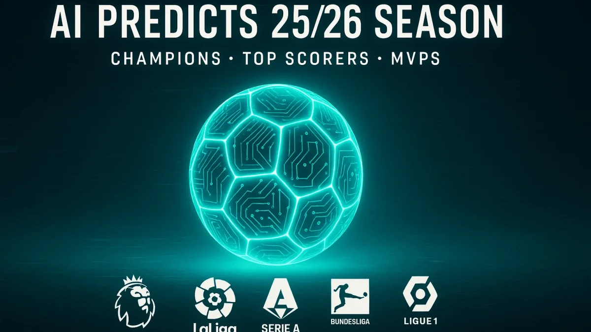AI names Liverpool, Madrid, Inter, Bayern, PSG as favorites this 25/26 season