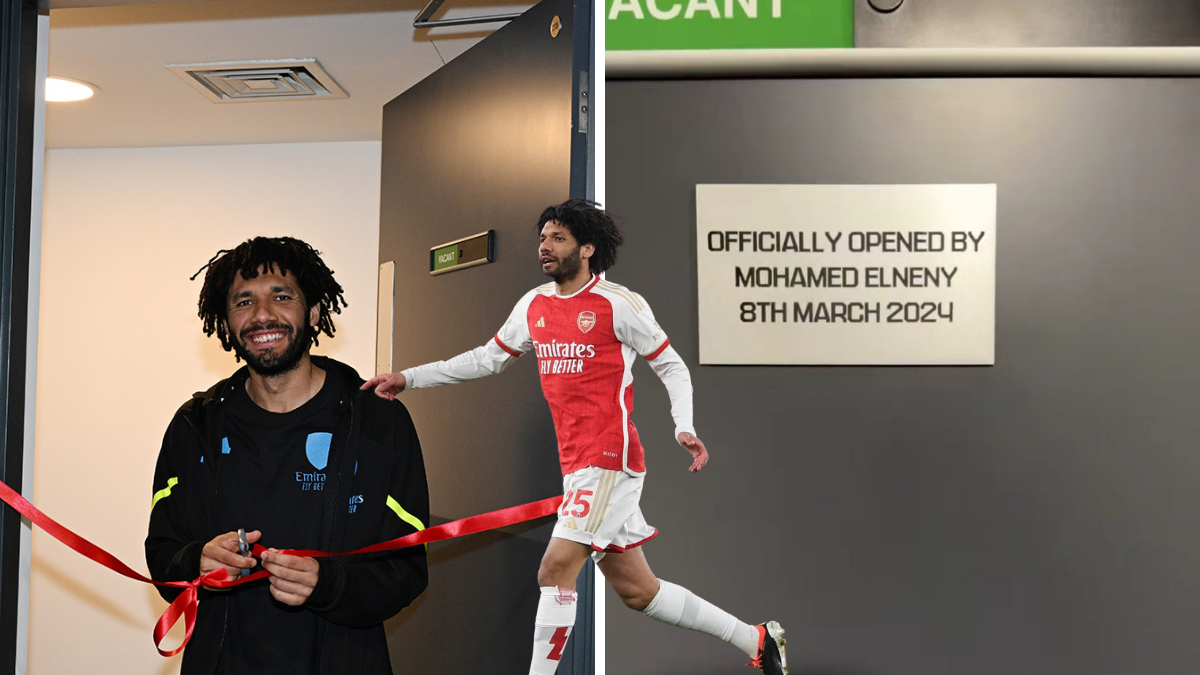 Arsenal’s Elneny inaugurates player prayer space at the Emirates