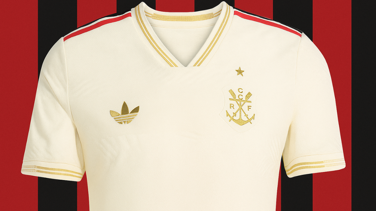 Flamengo’s new 25/26 third kit honors rowing roots in sleek cream and gold