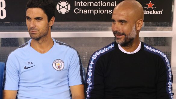 Despite fiery draw, Guardiola and Arteta trade texts, not insults