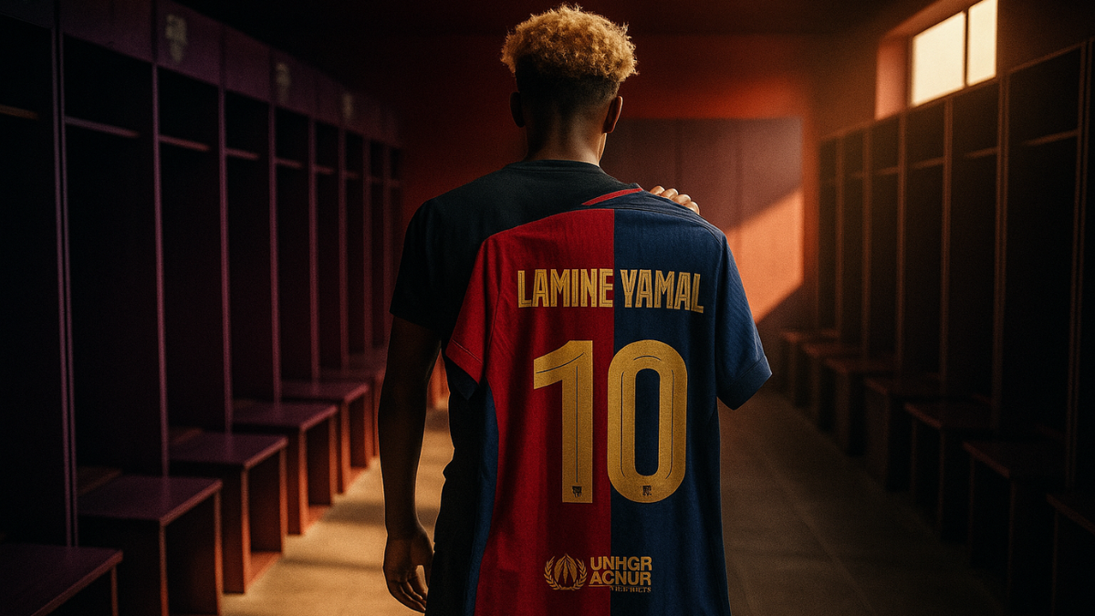 Lamine Yamal Barcelona's new number 10