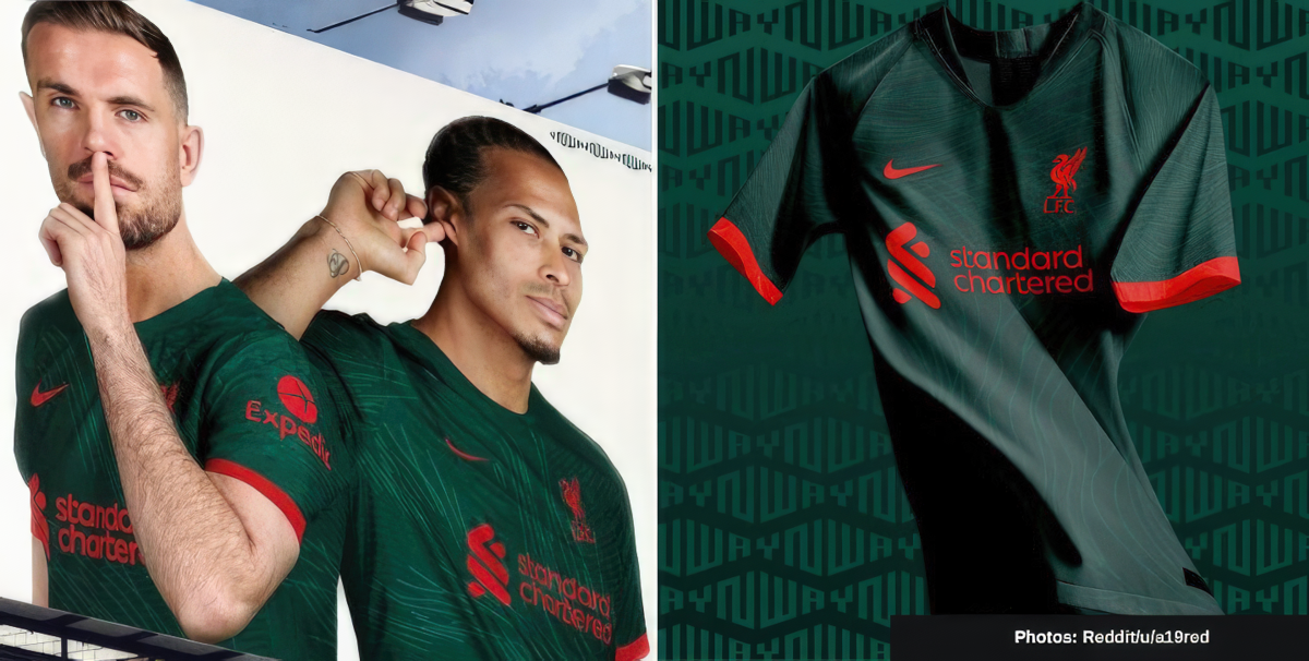 Liverpool goes festive with latest green third kit