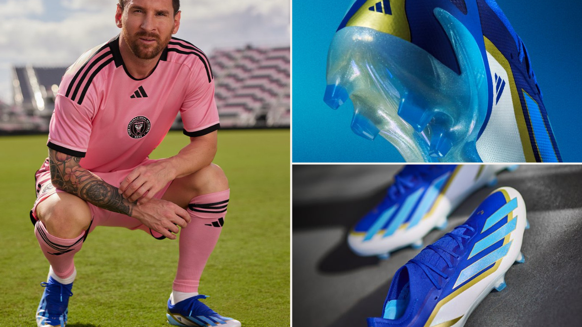 Take a closer look at Messi’s ‘Spark Gen10s’ Albiceleste boots