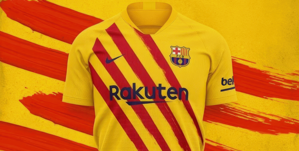 Barcelona unveil new fourth kit featuring colors of the Catalan flag