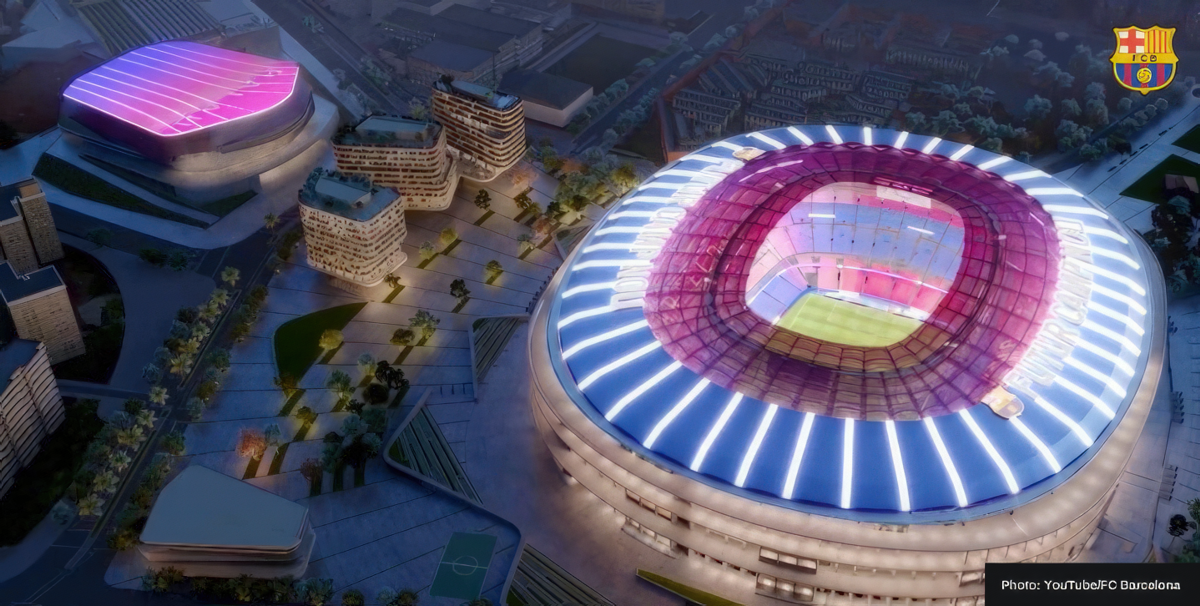 Barcelona reveal new design for future Camp Nou