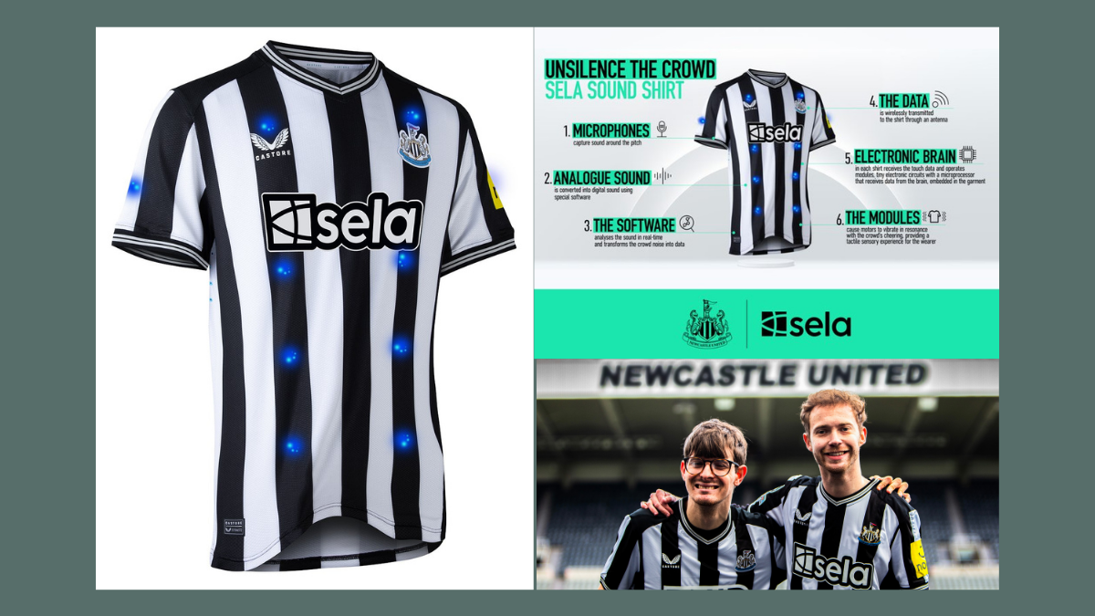 Newcastle launch innovative ‘sound shirts’ for deaf supporters