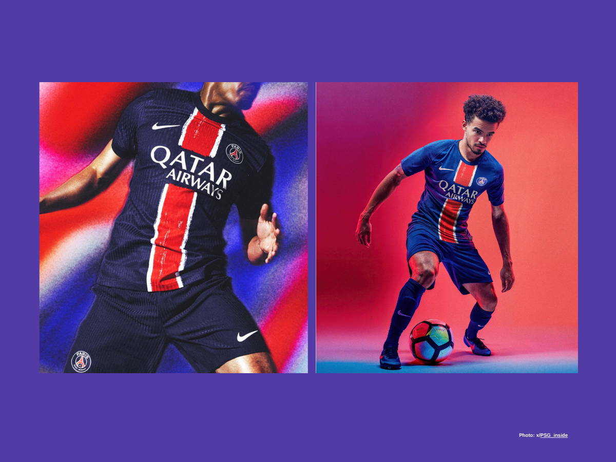 PSG teases new Hechter striped home kit for the 2024/25 season