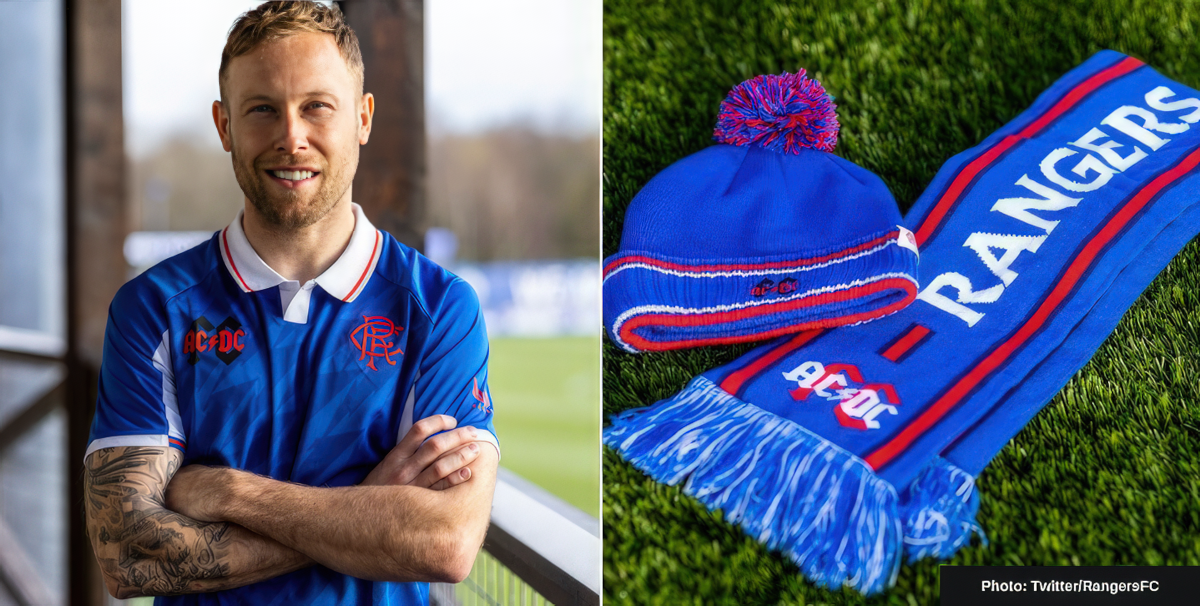 Rangers unevil new kit collaboration with iconic band AC/DC