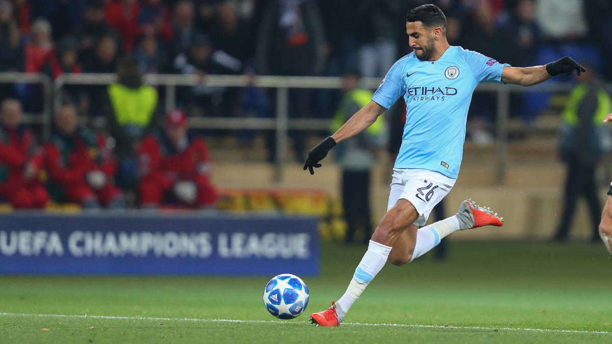 Watch Riyad Mahrez strike first against RB Leipzig in Champions League