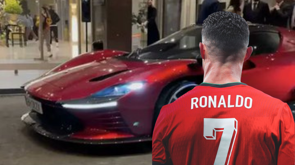 Ronaldo reveals new $2.5 million Ferrari ‘spaceship’ on international duty