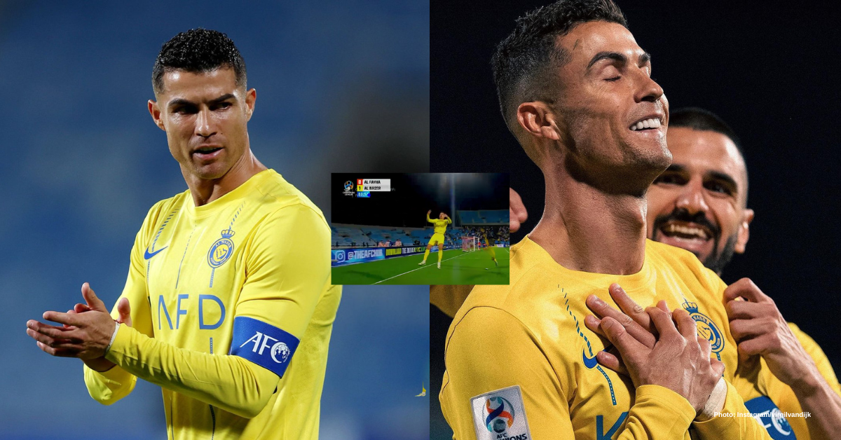 Watch: Ronaldo’s iconic celebration mashup in AFC Champions League goal