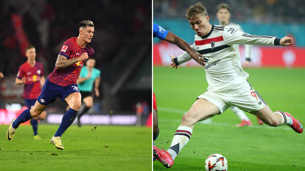 United eye Šeško in striker swap that could send Højlund to Leipzig