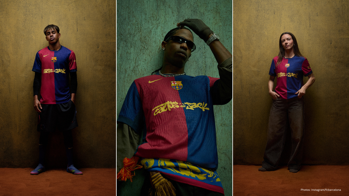 Travis Scott becomes latest star to sponsor Barca El Clásico kit