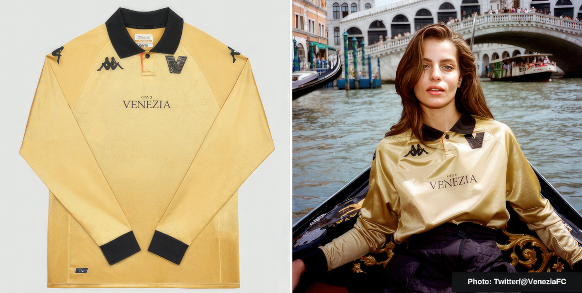 Venezia goes for gold with latest 22/23 third kit