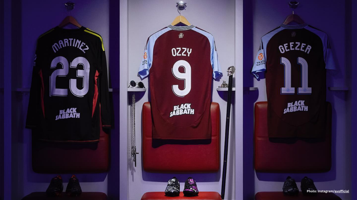 Adidas & Aston Villa join forces with Black Sabbath for a special release