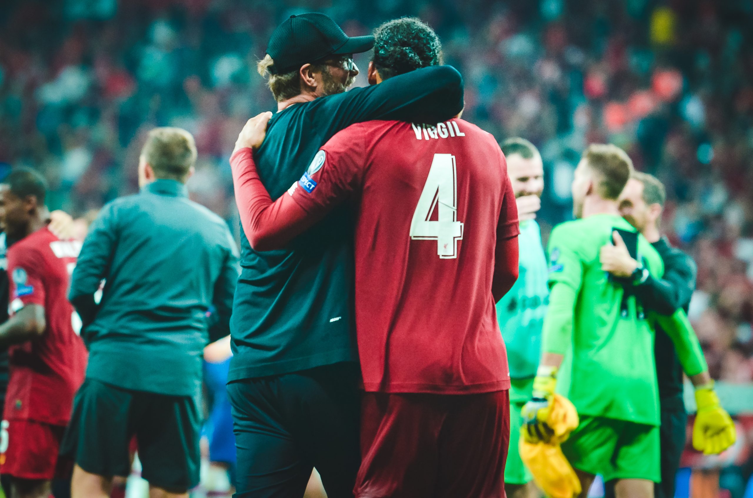 Jurgen Klopp and Virgil van Dyk